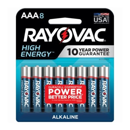 RAYO8PK AAA Alk Battery
